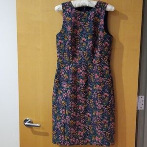 J. Crew Sheath dress in botanic jacquard